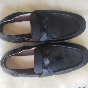 Black leather driving loafer Cole Haan!